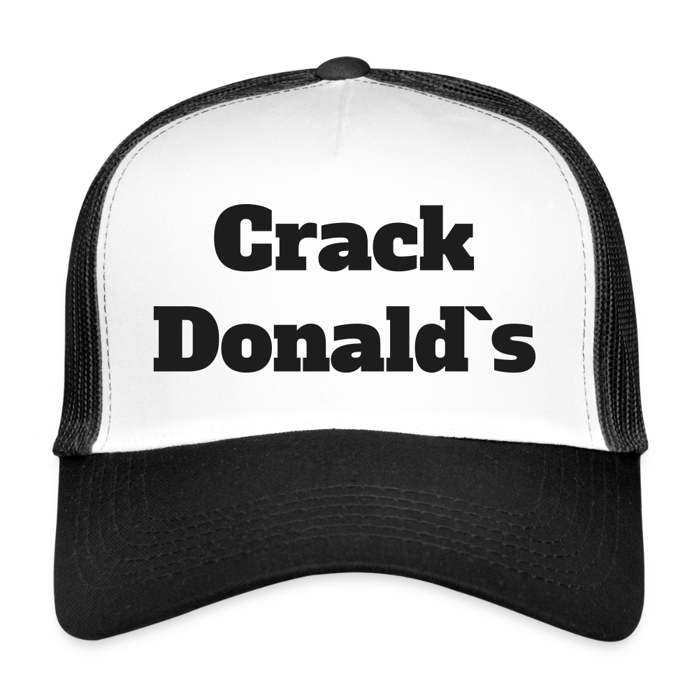 MESHCAP - UNISEX - DTC BLACKY_01CRACK - white/black