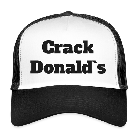 MESHCAP - UNISEX - DTC BLACKY_01CRACK - white/black