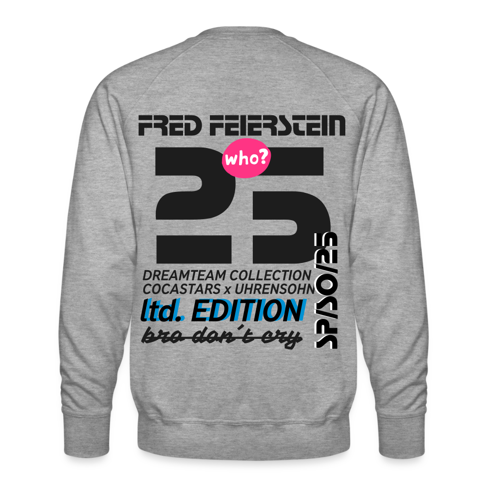 Men’s Premium Sweatshirt - DTW - 25FREDFEIERSTEIN25 - heather grey