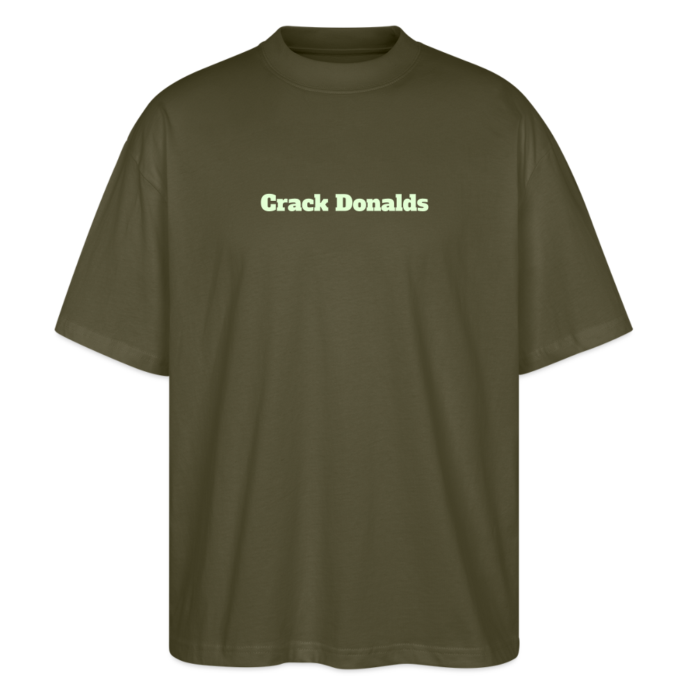 T-Shirt OS 200 g/m² GLOWY_01CRACK - khaki
