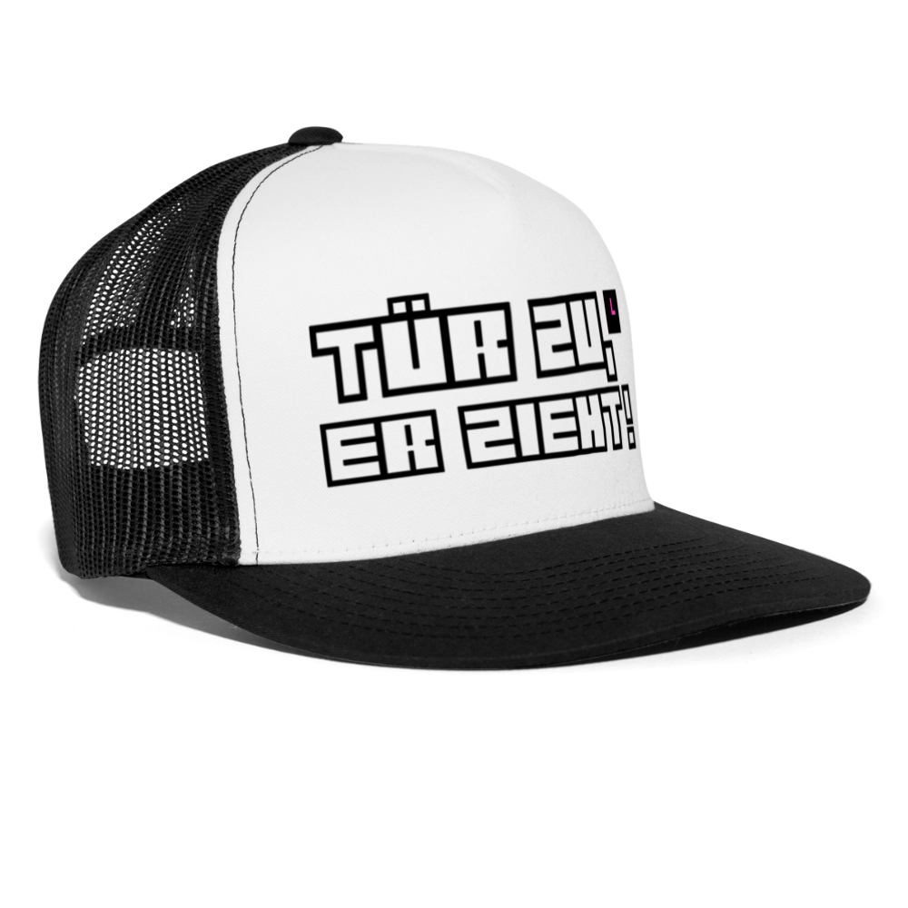 MeshCap - USC - "ER ZIEHT!" - white/black