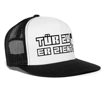 MeshCap - USC - "ER ZIEHT!" - white/black