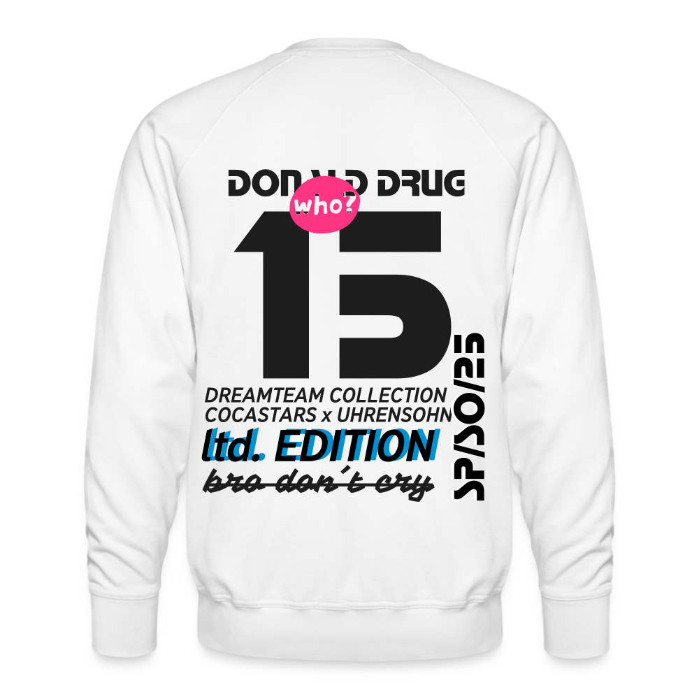 Men’s Premium Sweatshirt - DTW - 15DONALDDRUG15 - white