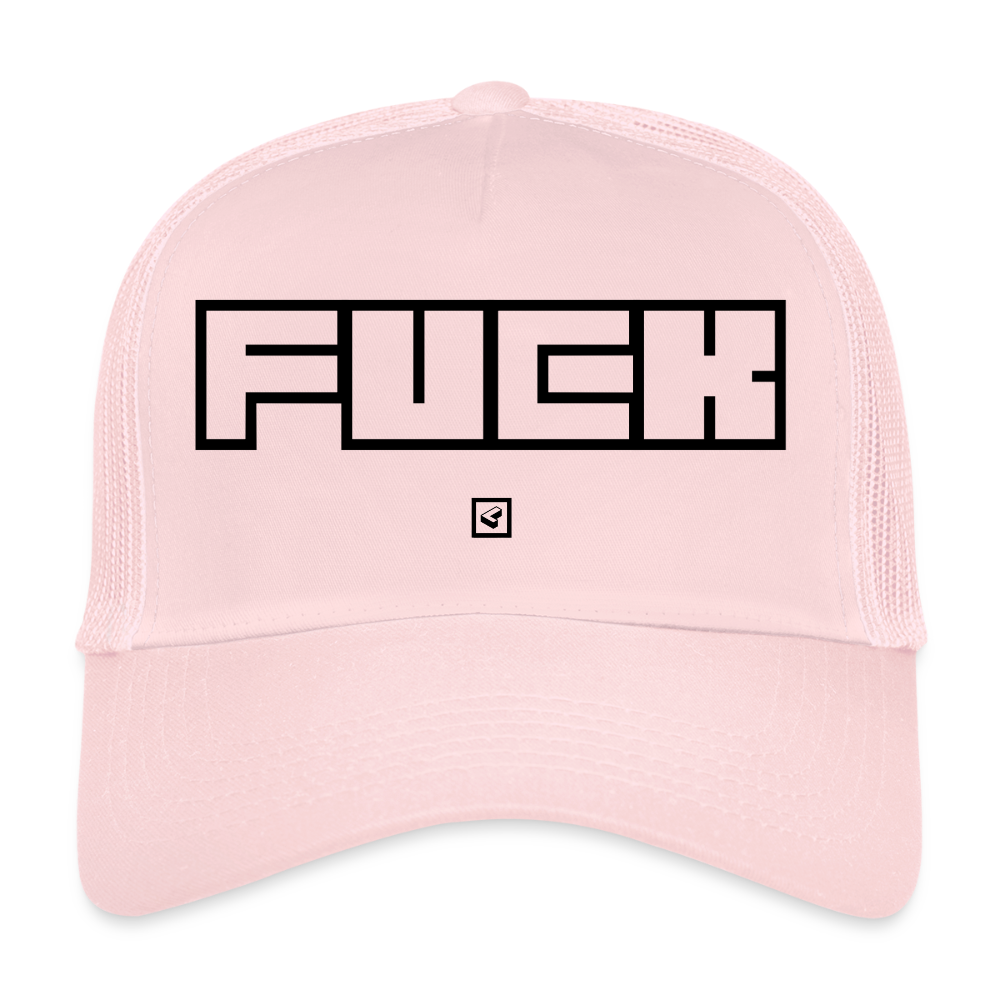MESHCAP US_FUCK - pale pink