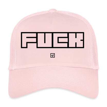 MESHCAP US_FUCK - pale pink
