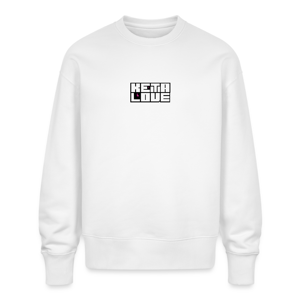 Unisex OS Organic Sweatshirt 350 g/m² - USC_KETALOVE - white