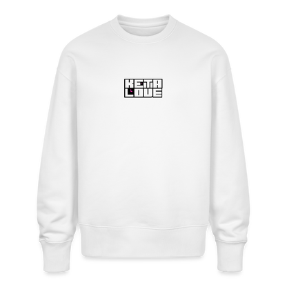 Unisex OS Organic Sweatshirt 350 g/m² - USC_KETALOVE - white