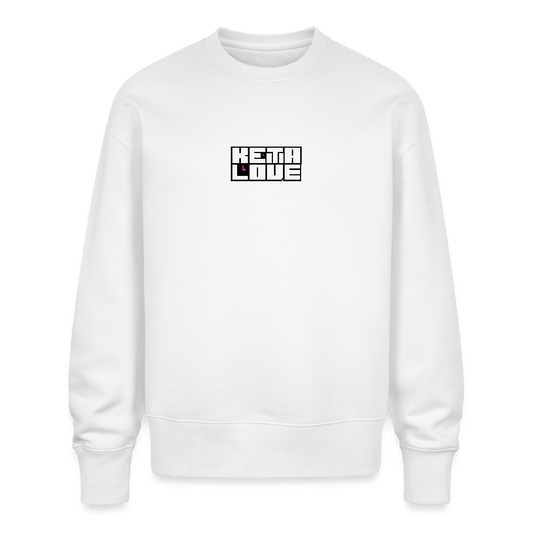 Unisex OS Organic Sweatshirt 350 g/m² - USC_KETALOVE - white