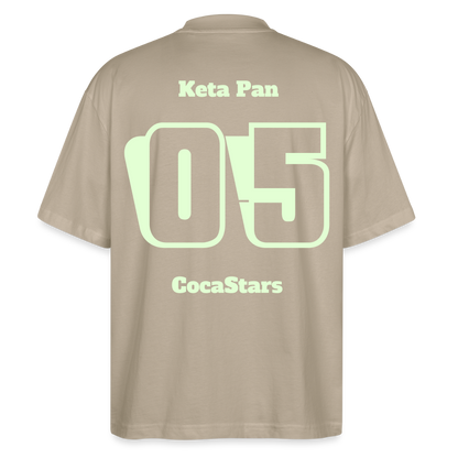 T-Shirt OS 200 g/m² - DTC - GLOWY_05KETA - stone