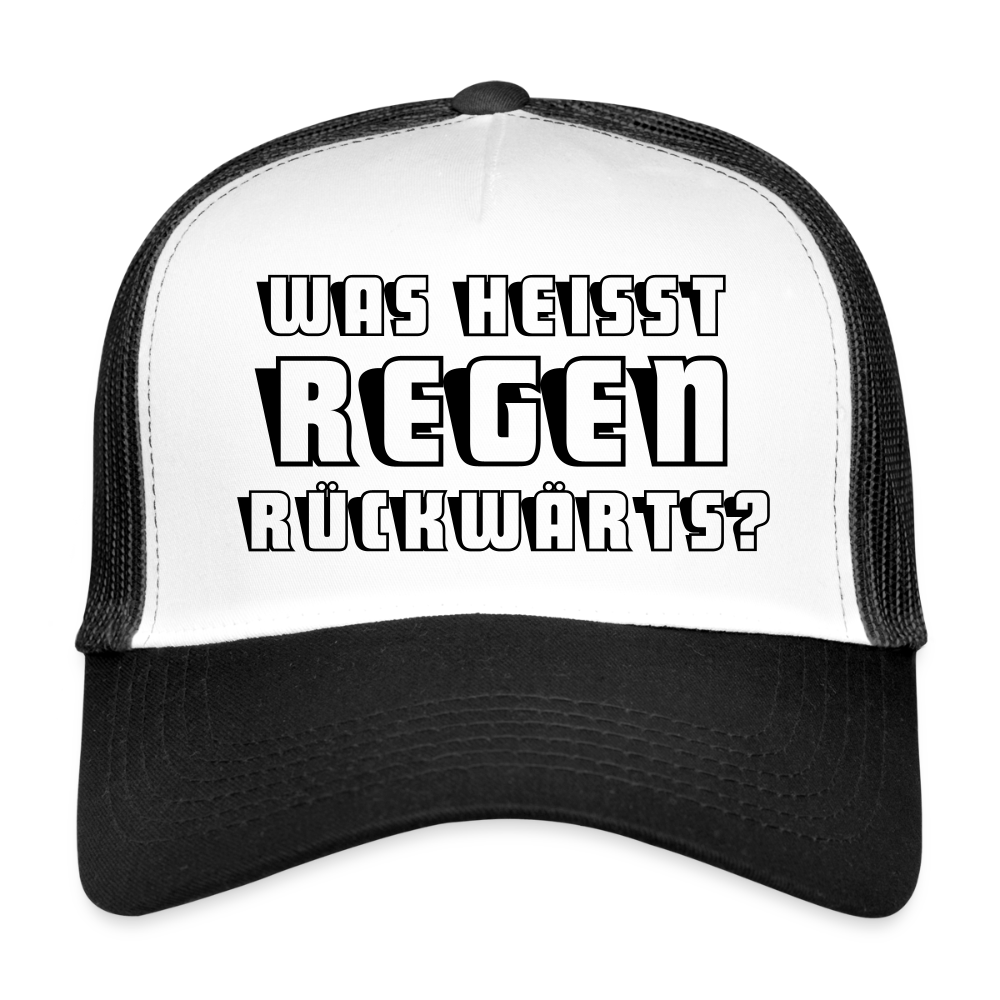 MESHCAP UNISEX ZPC_"REGEN1" - white/black