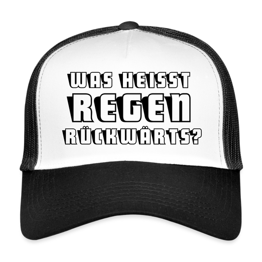 MESHCAP UNISEX ZPC_"REGEN1" - white/black