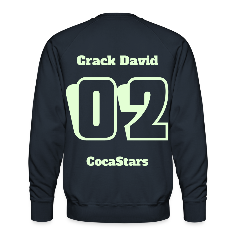 M.P. Sweatshirt - DTG - 02CrackDavid - navy