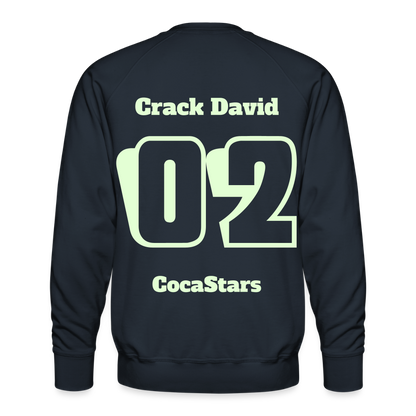 M.P. Sweatshirt - DTG - 02CrackDavid - navy