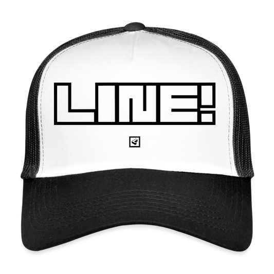 MESHCAP US_LINE - white/black