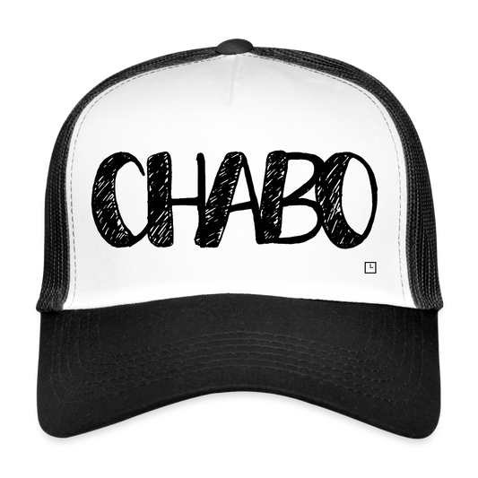 MESHCAP CHABO - white/black