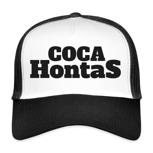 MESHCAP - UNISEX - DTC BLACKY_03HONTAS - white/black