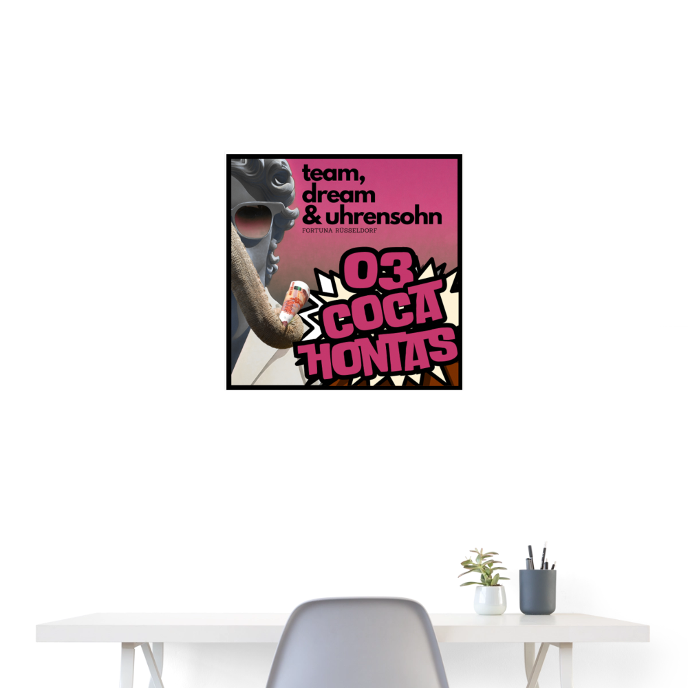 POSTER ART BIG - 03HONTAS - white