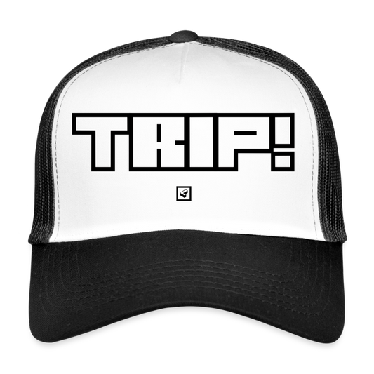 MESHCAP US_TRIP - white/black