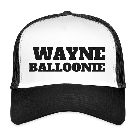 MESHCAP DT_B/WAYNE - white/black