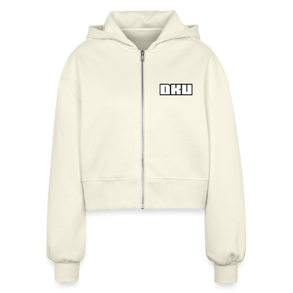 W.O. Cropped Hooded Jacket - DKU - nature