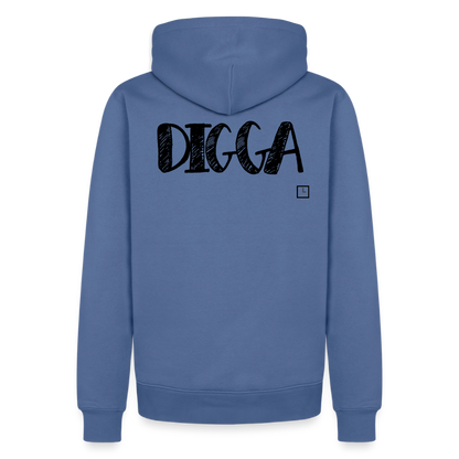 HOODIE DIGGA - stone blue
