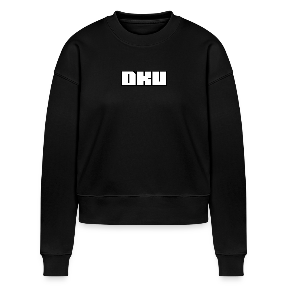 W.O. Cropped Sweatshirt - DKU - black