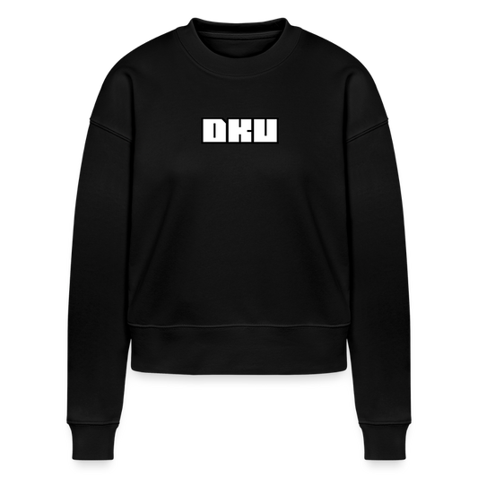 W.O. Cropped Sweatshirt - DKU - black