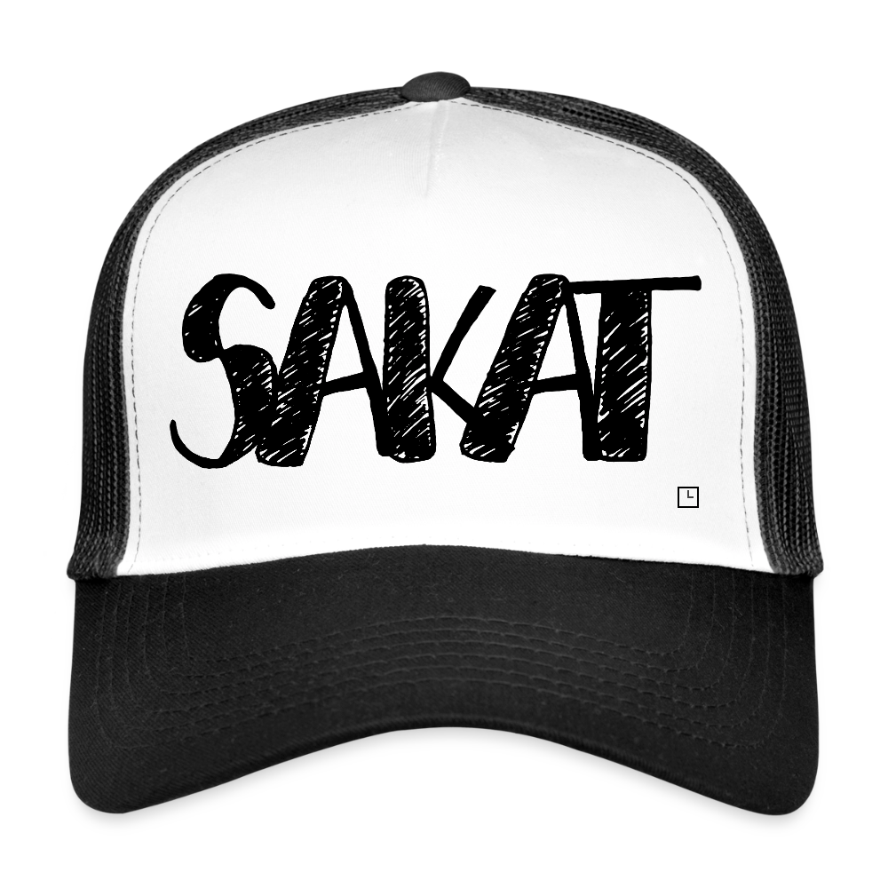 MESHCAP SAKAT - white/black