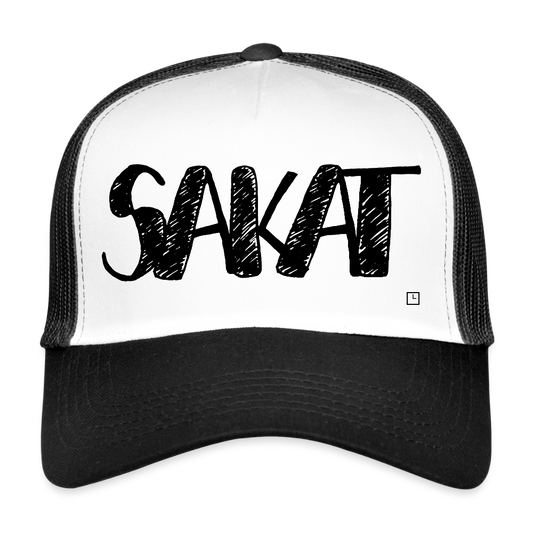 MESHCAP SAKAT - white/black